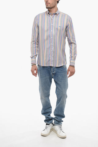 Button Down Multicolor Casual Shirt