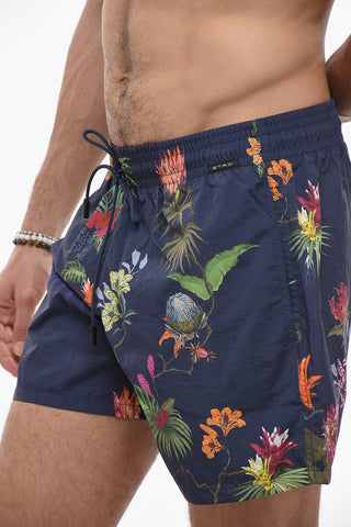 Floral Patterned Swim Shorts