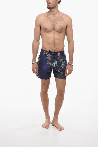 Floral Patterned Swim Shorts