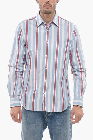 Striped Print Long Sleeved Shirt