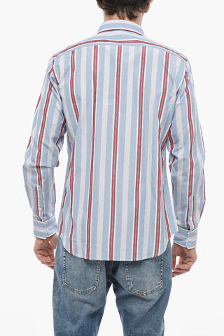Striped Print Long Sleeved Shirt