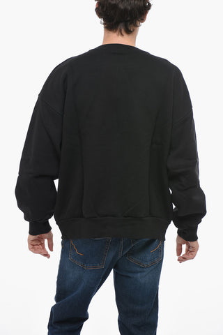 Rundhalspullover Aus Angerauter Baumwolle CARIBBEAN COUTURE