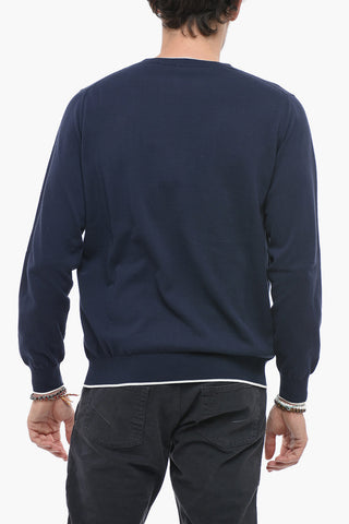 Cotton Crewneck Pullover