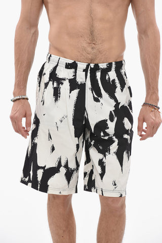 Printed GRAFFITI ALLOVER Boxer Swim shorts