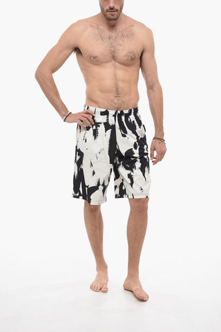 Printed GRAFFITI ALLOVER Boxer Swim shorts
