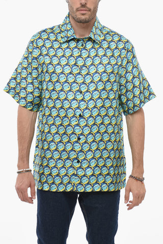 All-Over Printed Silk Shirt