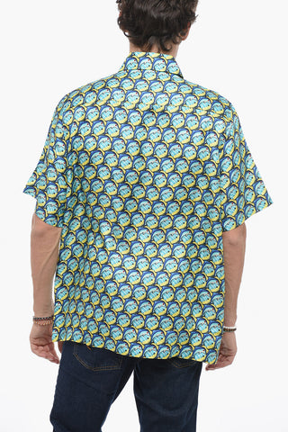 All-Over Printed Silk Shirt
