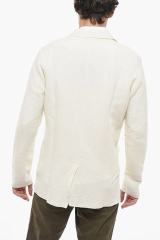 Blazer In Lino Sfoderato