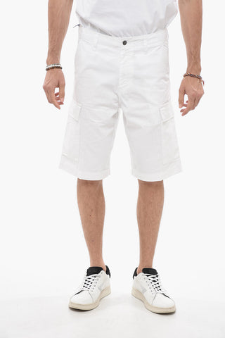 Rip Stop Check Cargo Shorts
