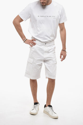 Rip Stop Check Cargo Shorts