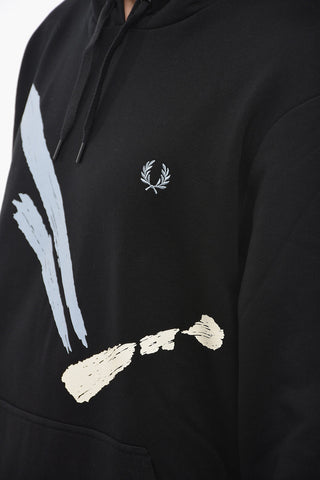 Brushed Cotton Hoodie with Contrasting Details