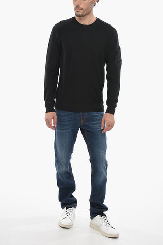 Pullover Girocollo In Cotone