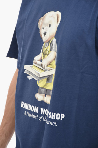 Teddy Bear Maxi Printed Crew-neck T-shirt