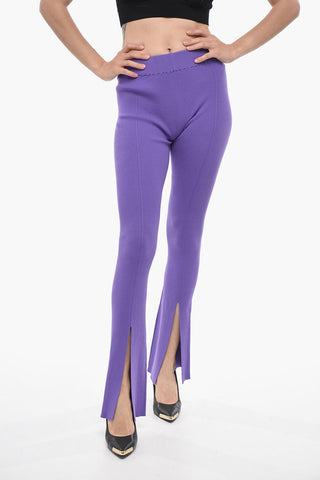Pantaloni Palazzo a Costine e a Vita Alta