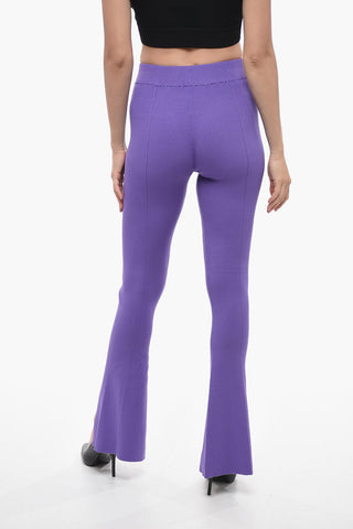 Pantaloni Palazzo a Costine e a Vita Alta