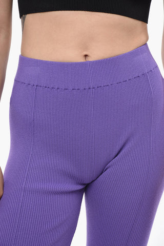 Pantaloni Palazzo a Costine e a Vita Alta