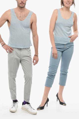 Pleated UNISEXD Top