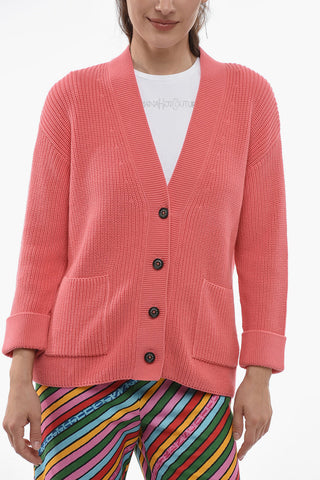 Cardigan FERRYSIDE Crop con 4 Bottoni Logati