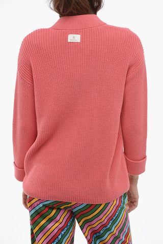 Cardigan FERRYSIDE Crop con 4 Bottoni Logati