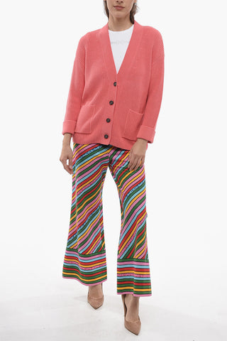 Cardigan FERRYSIDE Crop con 4 Bottoni Logati