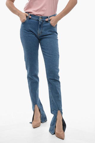 Mid Wash FREJA Skinny Fit Denims 15cm