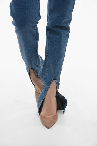 Mid Wash FREJA Skinny Fit Denims 15cm