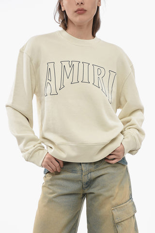 Oversized SUN Sweatshirt with Logo Print