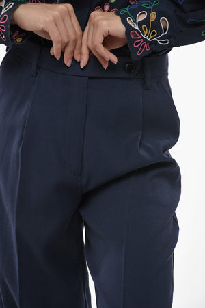 Pantaloni Palazzo FAIRMONT in Misto Cotone
