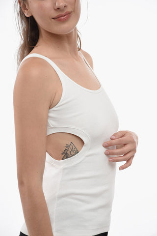 Geripptes Tanktop METEOR aus Stretch-Baumwolle