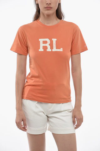 RL T-shirt with Logo Print