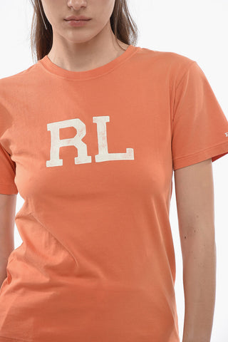 RL T-shirt with Logo Print