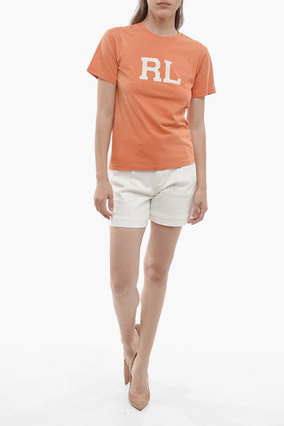 RL T-shirt with Logo Print