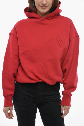 Cropped Fit MAEVE Hoodie with Embossed Logo