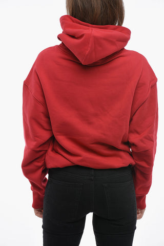 Cropped Fit MAEVE Hoodie with Embossed Logo