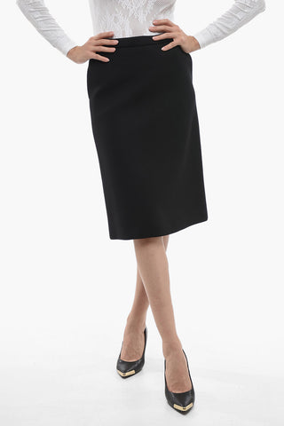 Back Zipped BONDED A-Line Longuette