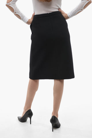 Back Zipped BONDED A-Line Longuette