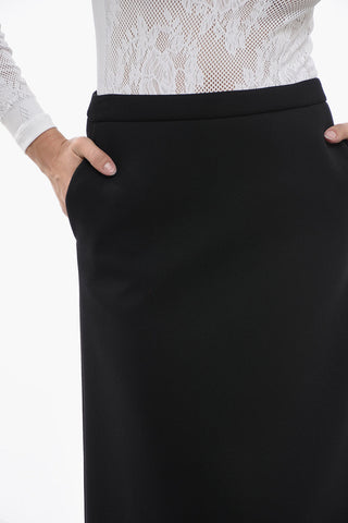 Back Zipped BONDED A-Line Longuette