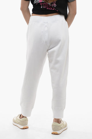 Joggers Felpati con Logo Ricamato