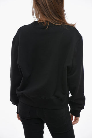 Oversized Sweatshirt with Logo Print