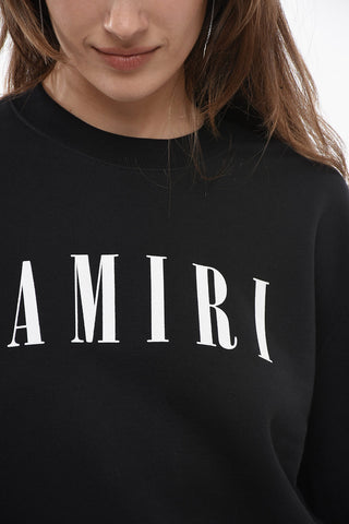 Oversized Sweatshirt with Logo Print