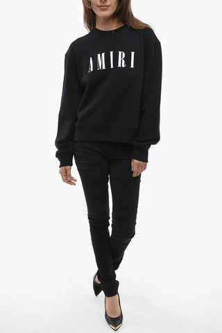 Oversized Sweatshirt with Logo Print