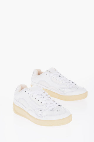 Leather Low-Top Sneakers