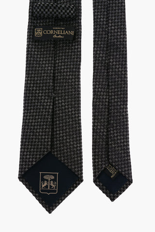 Checked Silk Tie