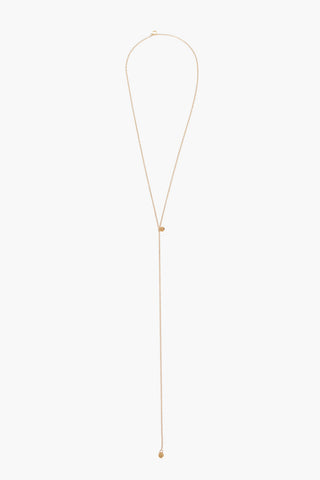 18KT Yellow Gold Sliding RICCIO AURY Necklace