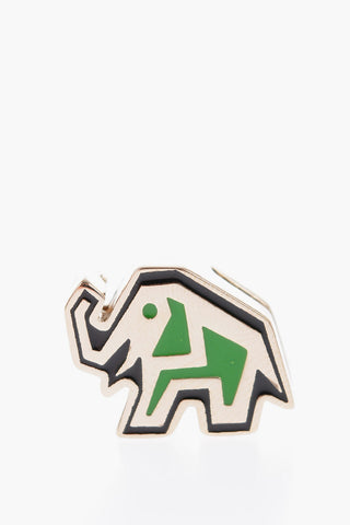 Elephant-Shaped Metal Charm for Shoulder Strap