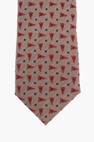 CC COLLECTION Patterned Silk Tie