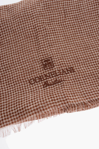 Two-Tone Mini Checked Foulard