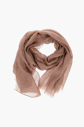 Two-Tone Mini Checked Foulard