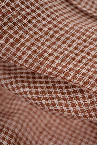 Two-Tone Mini Checked Foulard
