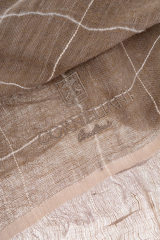 Foulard Windowpane Check a Tinta Unita